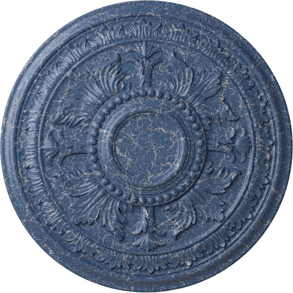 Ekena Millwork Tellson Ceiling Medallion (Fits Canopies up to 6 3/4"), 30 5/8"OD x 2 1/2"P, Americana Crackle CM30TEAMC - main